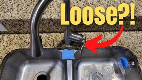 DIY: Tightening a loose Moen kitchen faucet handle